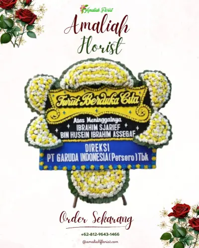 Papan Bunga Duka di Kalibening