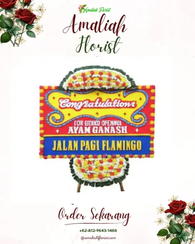 Bunga Papan Congratulation di Kalibening